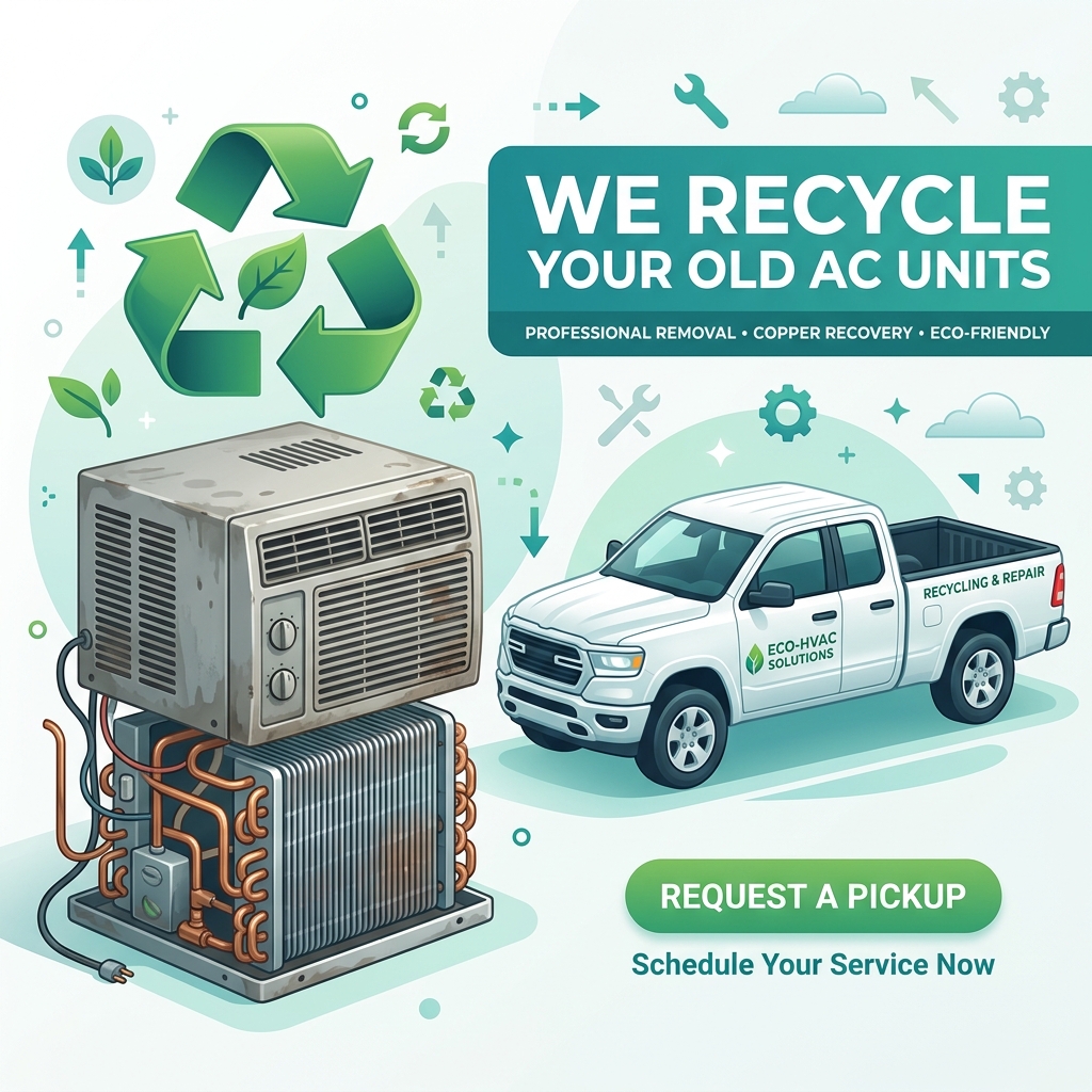 Old AC Scrap Recycling and Pickup